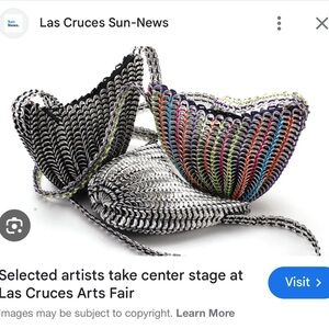 Colorful Woven Handbag